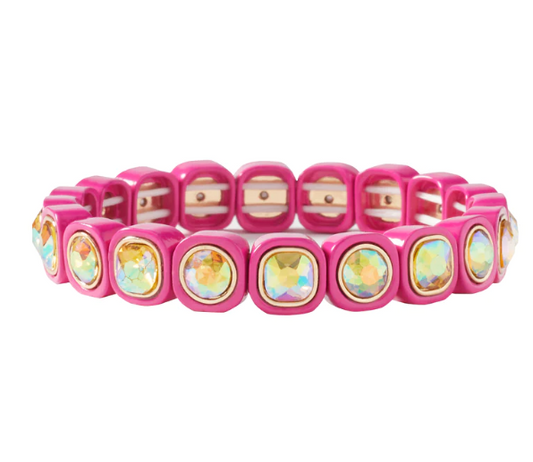 City Girl Petite Bracelet - Deep Pink