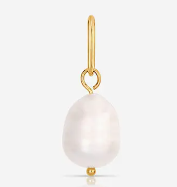 Colette Pearl Charm 14K Gold Plated