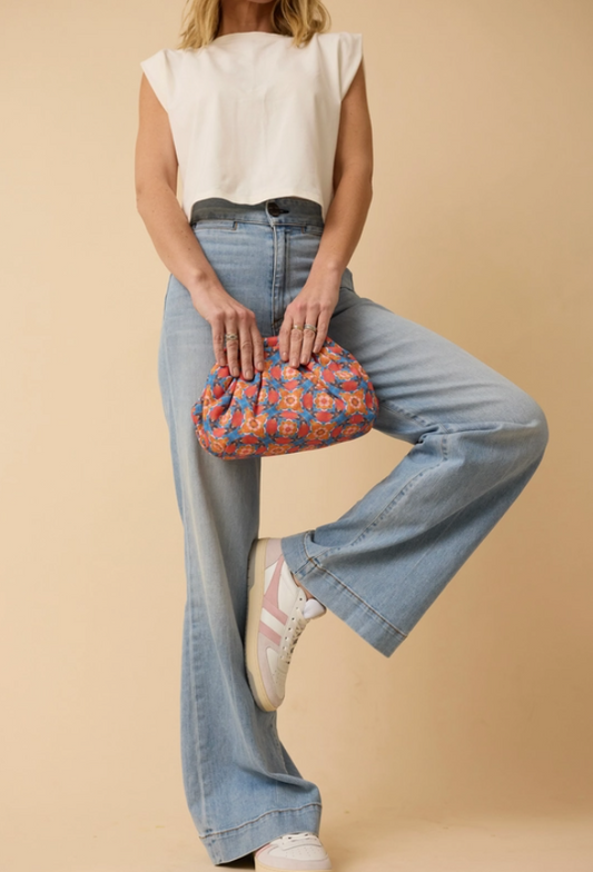 Dumpling Clutch - Midnight in Paris