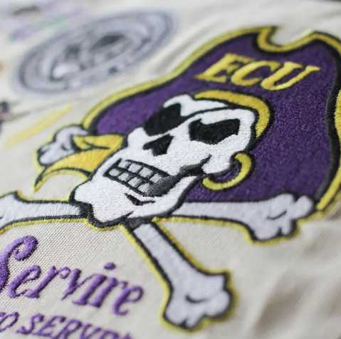 ECU Embroidered Pillow 16x20