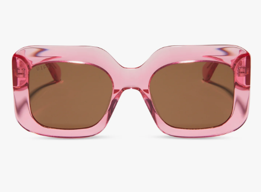 Giada Candy Pink Crystal + Brown