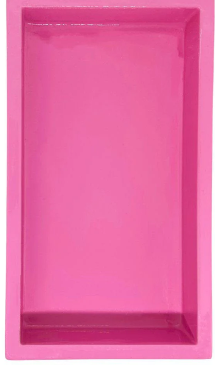 Hot Pink Bamboo Guest Towel Holder