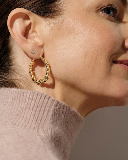 Haisley Hoop Earring Gold