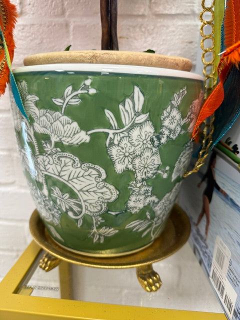 Large Round Claw Foot Dish