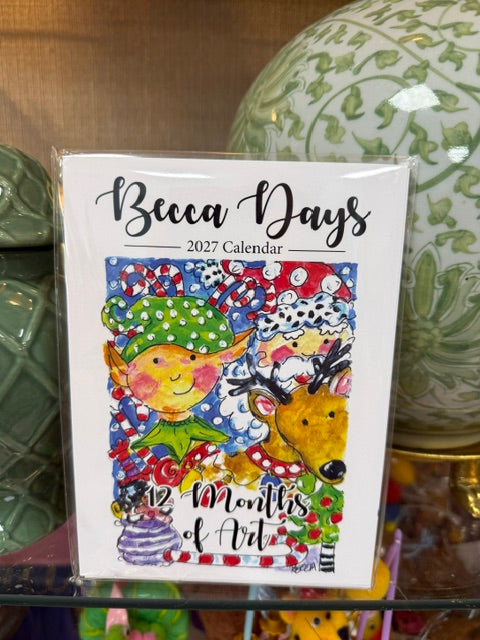 Becca Days 2027 Calendar Insert