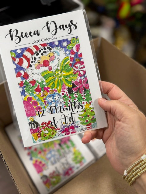 Becca Days 2026 Calendar Insert
