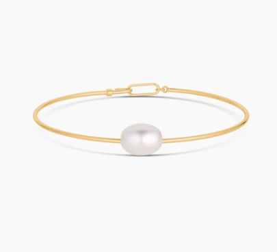 Isla Pearl Bangle Bracelet