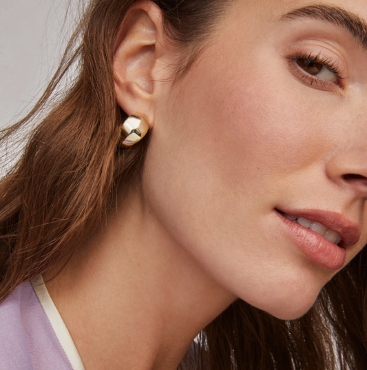 Krista Metal Hoop Earrings