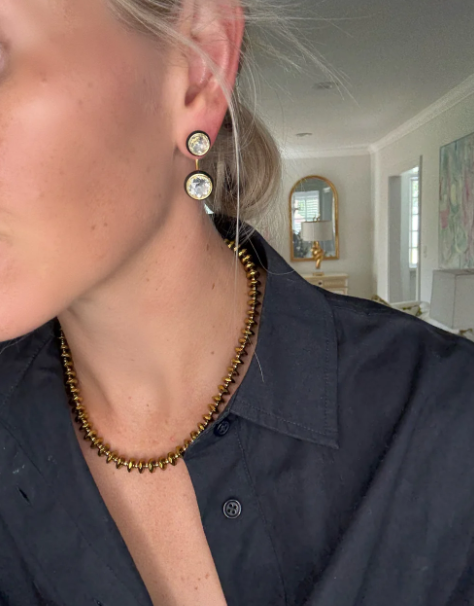 Maison Wrap Earring - Black