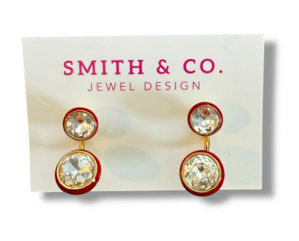 Maison Wrap Earring - Red