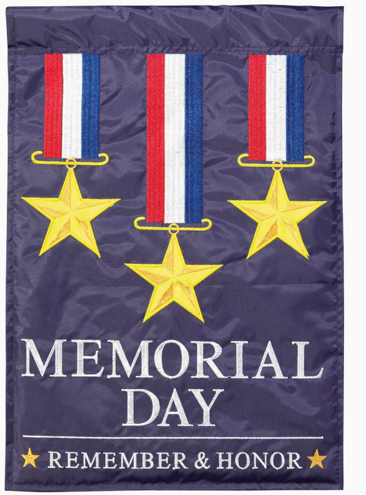 Memorial Day House Flag