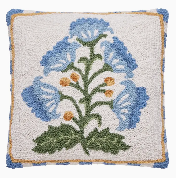Mughal Flower Hook Pillow