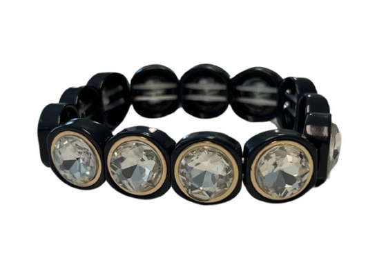 City Girl Round Bracelet - Noir