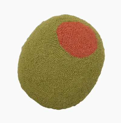 Olive Shaped Hook Pillow