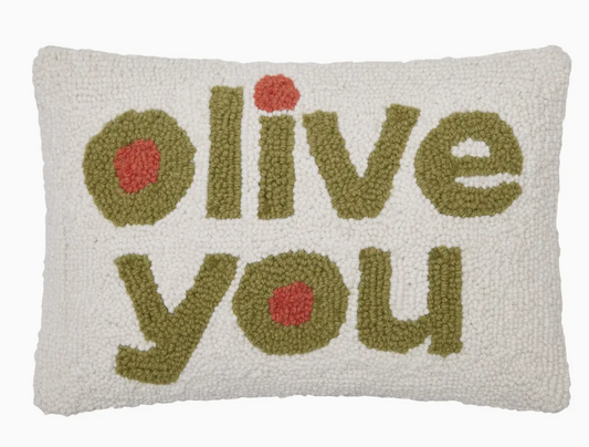 Olive You Hook Pillow