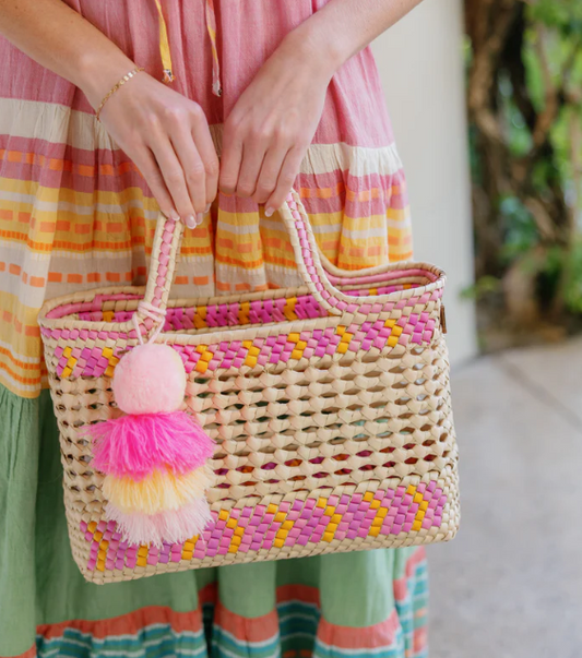 Palm Net Yatzil in Lavender w/ Mango Large