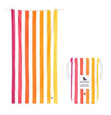 Cabana Quick Dry Towel - Peach Sunrise XLarge