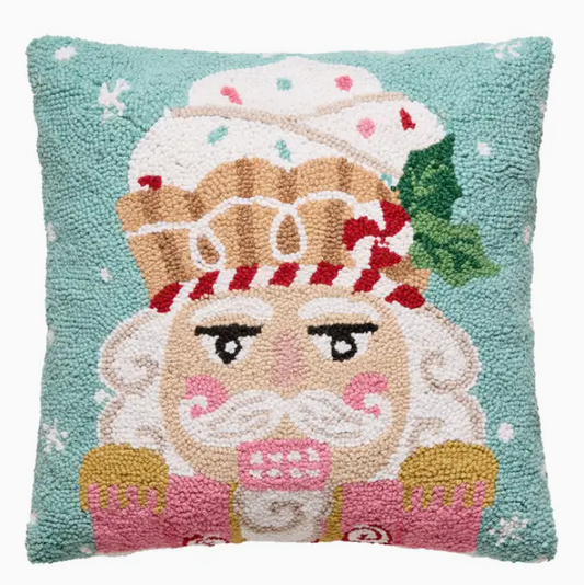 Pink Mint Nutcracker Hook Pillow