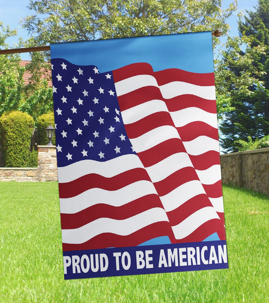 Proud to Be America House Flag