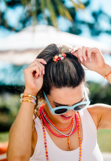 Salt and Sun Hair Tie Set - Multi Bead