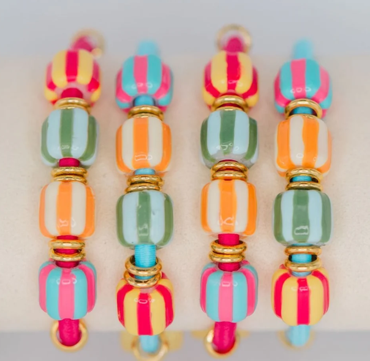Salt and Sun Hair Tie Set - Multi Bead