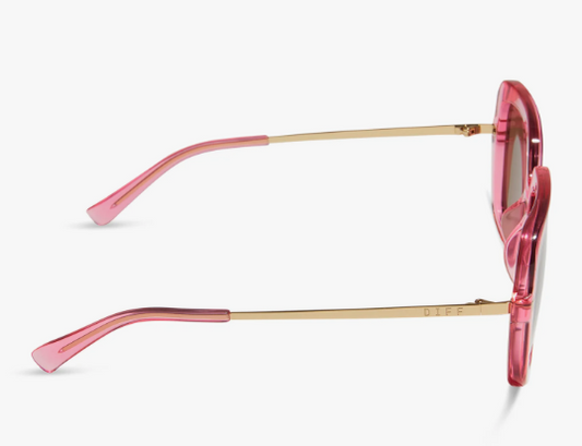 Sandra Candy Pink Crystal + Brown