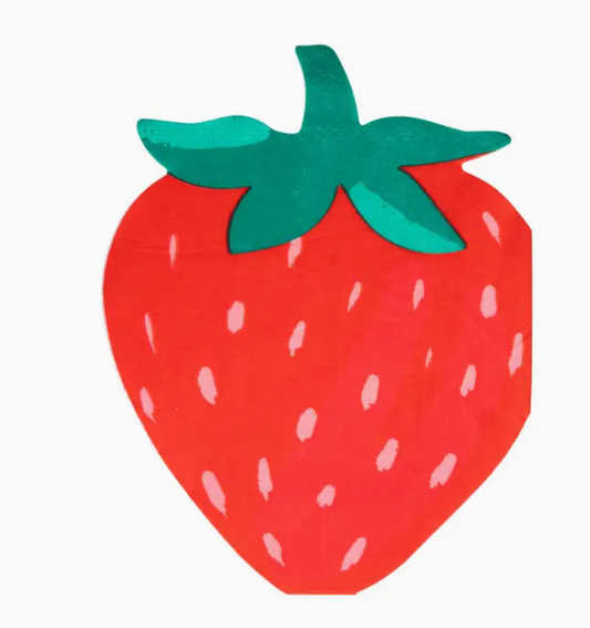 Strawberry Shaped Napkins