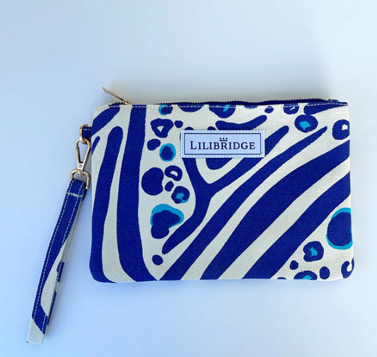 Zebra Cat Wristlet