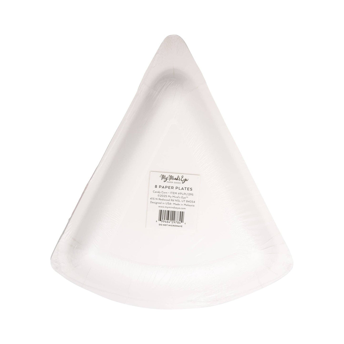 Candy Corn Shaped Plate