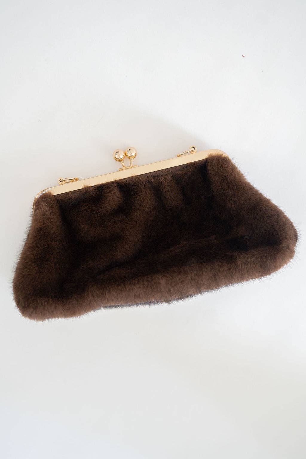 Sarah Faux Fur Clutch