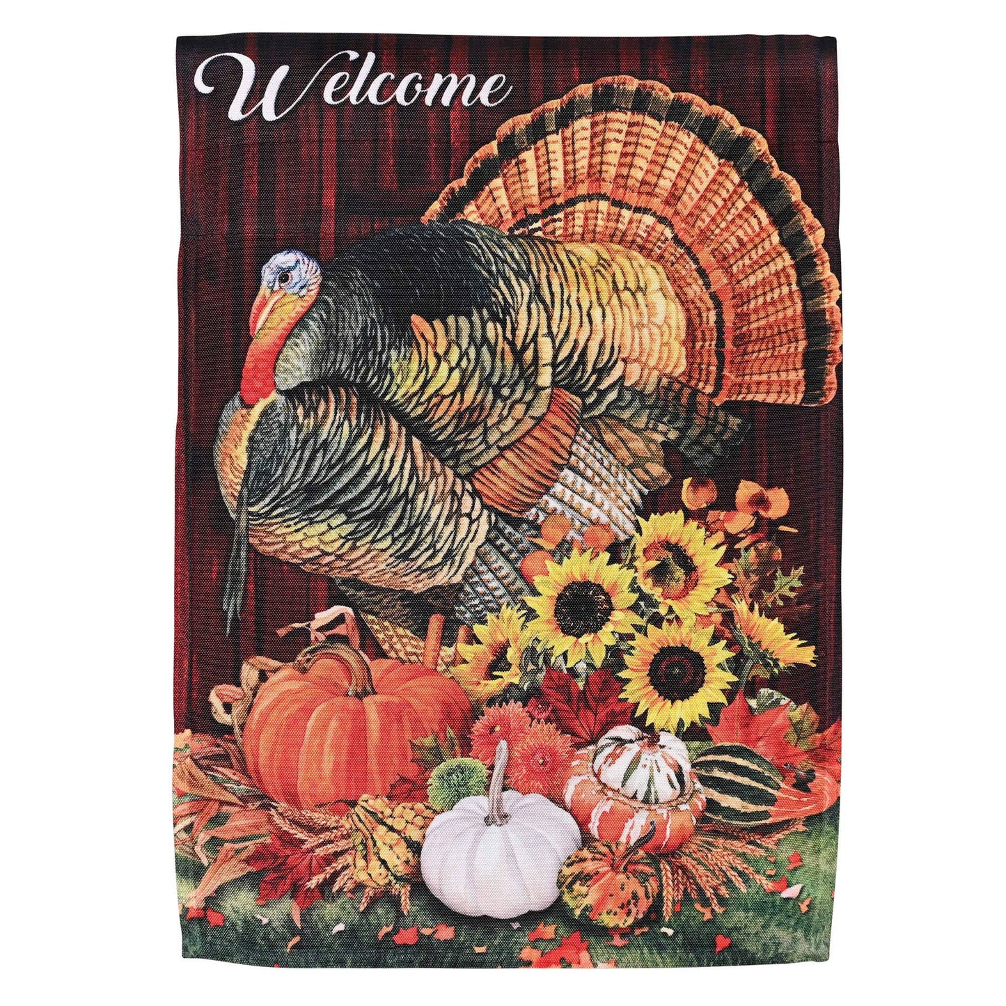 Garden Flag Welcome Turkey