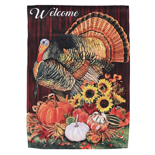 Garden Flag Welcome Turkey