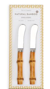 Bamboo Handle Spreaders S/2