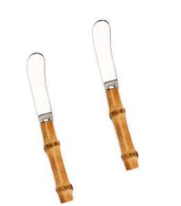 Bamboo Handle Spreaders S/2