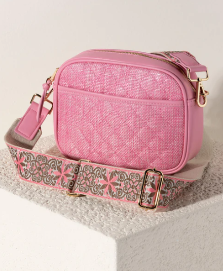Barbara Camera Bag, Candy Pink