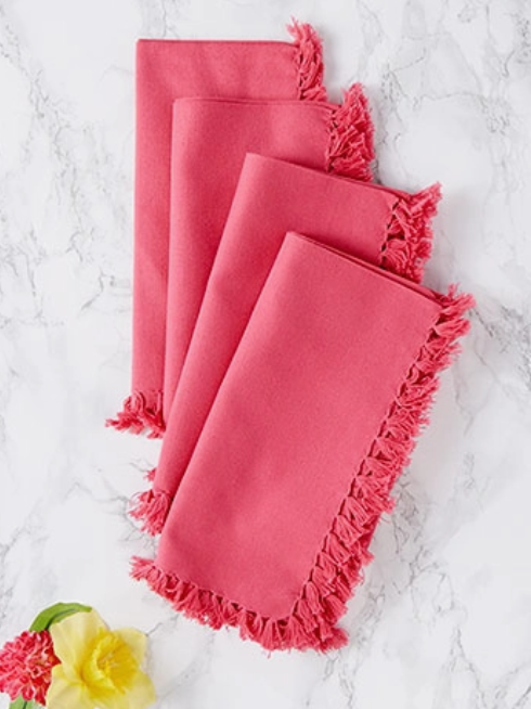 Essential Napkin Set of 4 - Pink