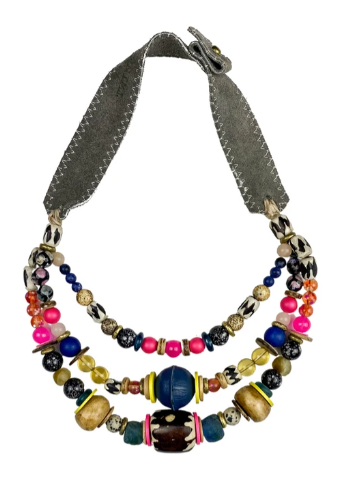 6222 Layered Classic Necklace Woodstock