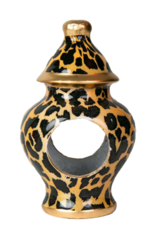 6898 Leopard Spots Enameled Napkin Ring