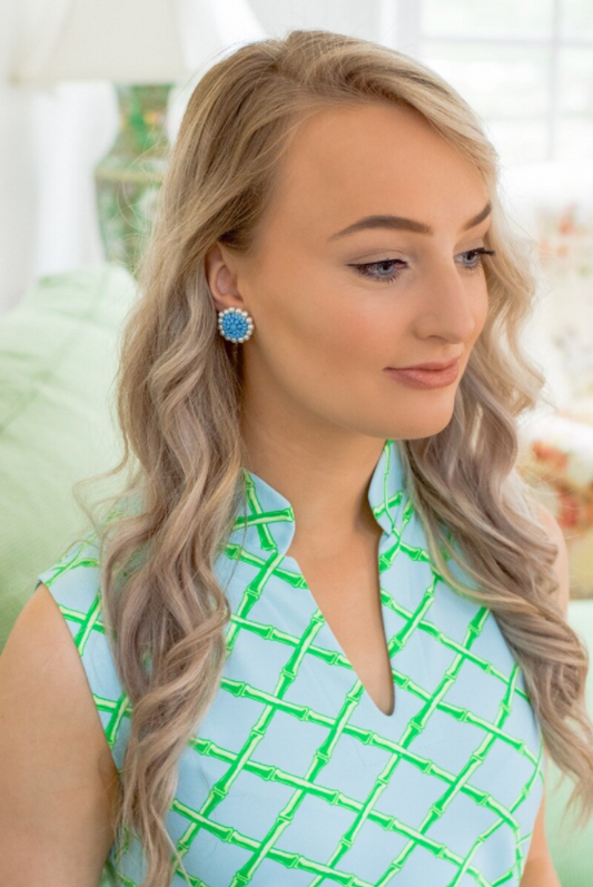 5929 Midge Stud Earrings Turquoise