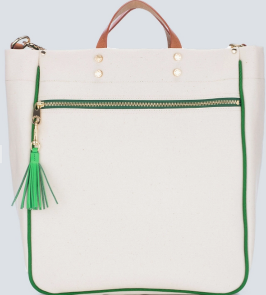 6337 Parker Grass Canvas Tote