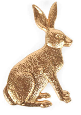Rabbit Napkin Ring - Gold