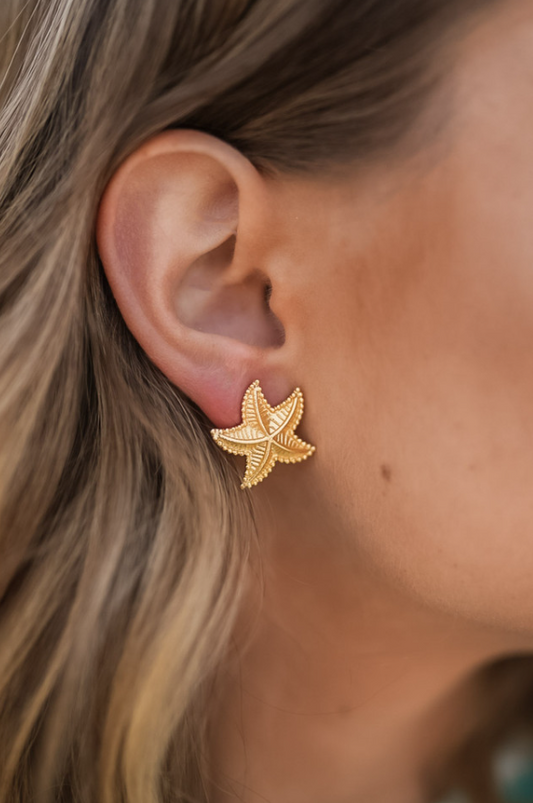Starfish Stud Earrings