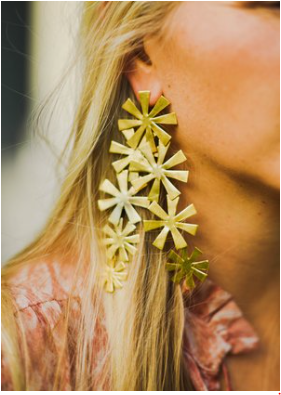 7047 Sunburst Earrings