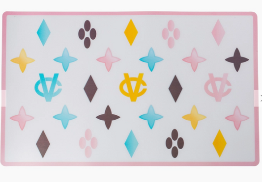 White Chewy Vuiton Placemat