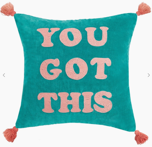 7318 You Got This Tassels Pillow